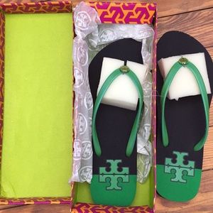 Tory Burch Stacked T Flip Flop